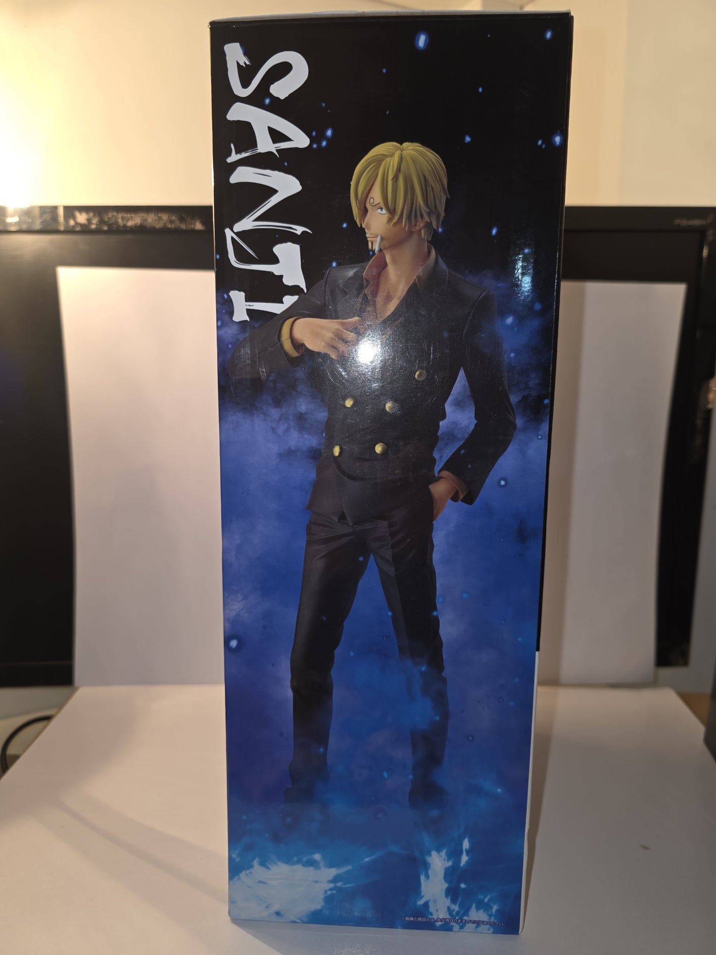 Pre-owned One Piece Sanji Masterlise Prize C figure Ichiban Kuji Beyond the Trials, loose box opened authentic Japanese release anime collectible.