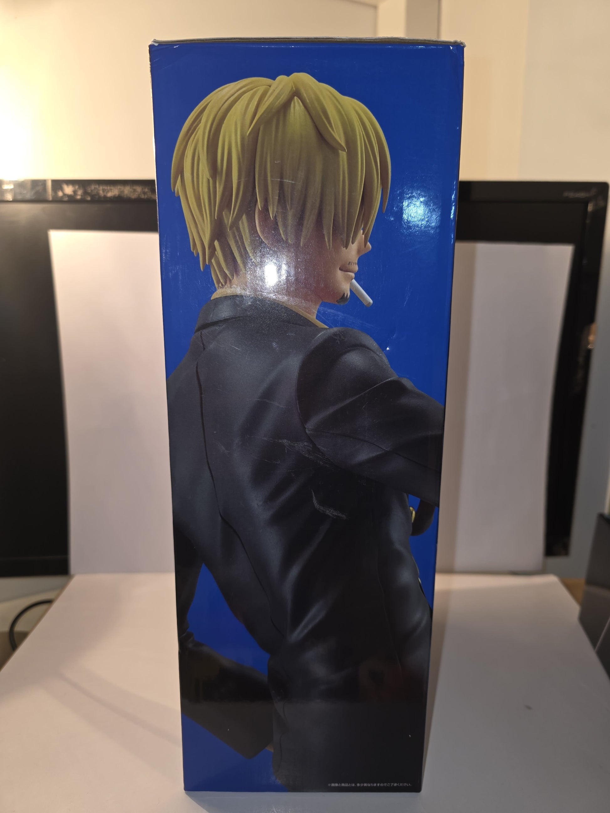 Pre-owned One Piece Sanji Masterlise Prize C figure Ichiban Kuji Beyond the Trials, loose box opened authentic Japanese release anime collectible.