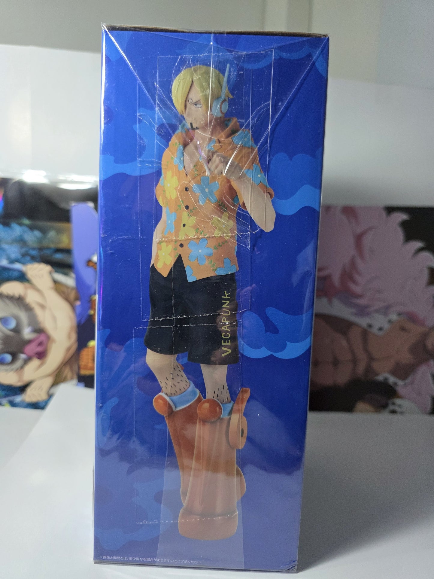  One Piece Sanji Egghead Island Ichiban Kuji Prize C MASTERLISE EXPIECE figure, official Sanji tropical shirt and futuristic boots anime figure imported from Japan.