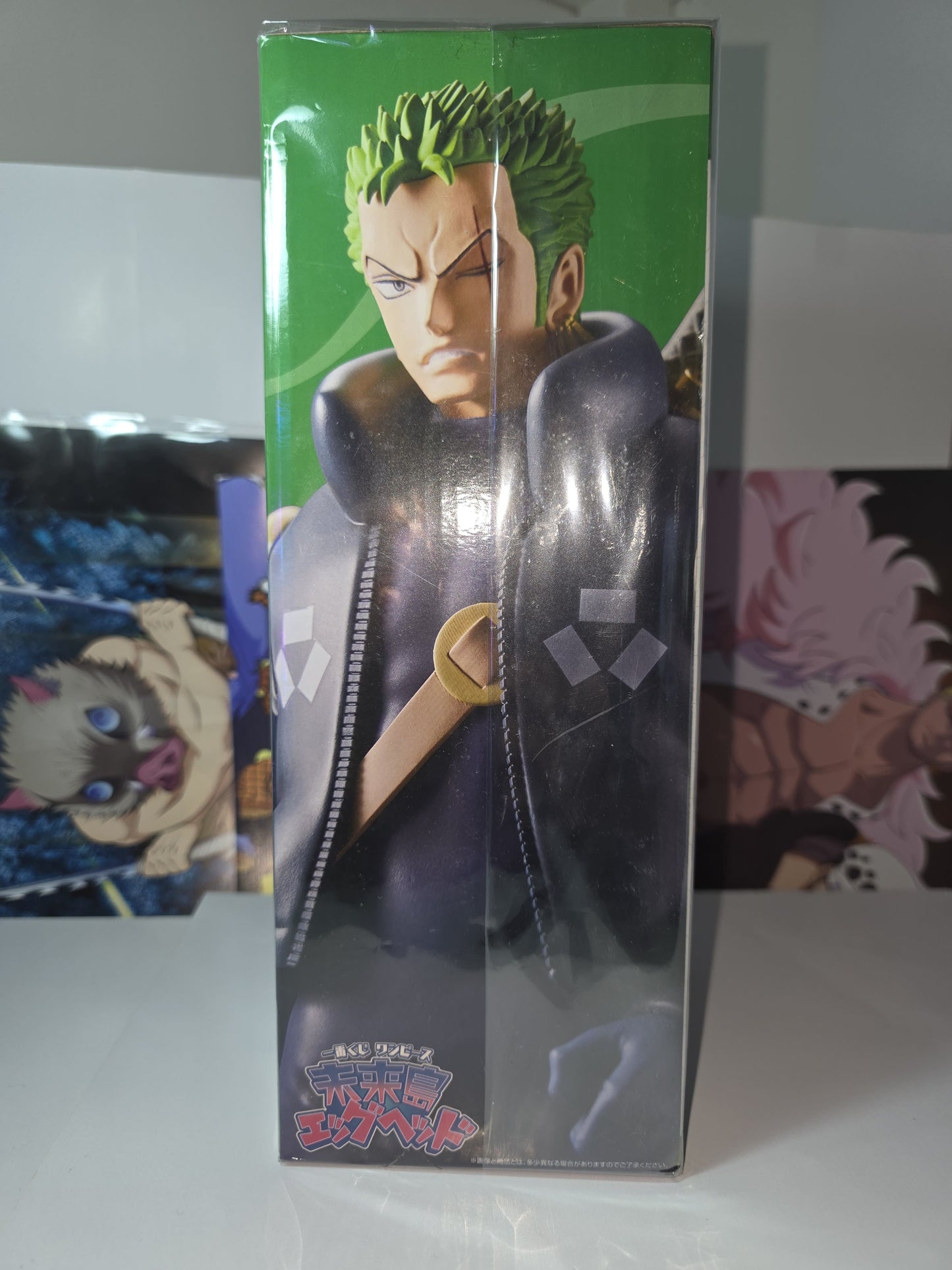  One Piece Roronoa Zoro Egghead Island Ichiban Kuji Prize B MASTERLISE EXPIECE figure, authentic Japanese release Zoro futuristic jacket and boots anime statue factory sealed.