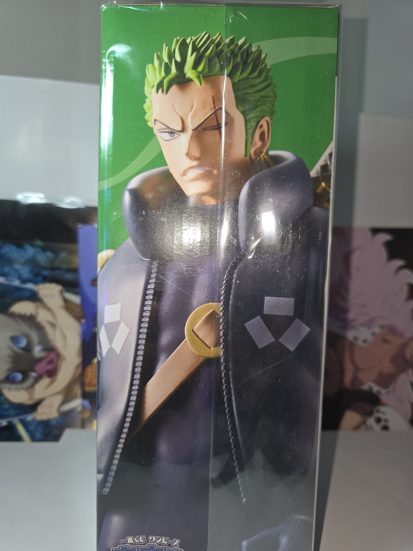  One Piece Roronoa Zoro Egghead Island Ichiban Kuji Prize B MASTERLISE EXPIECE figure, authentic Japanese release Zoro futuristic jacket and boots anime statue factory sealed.