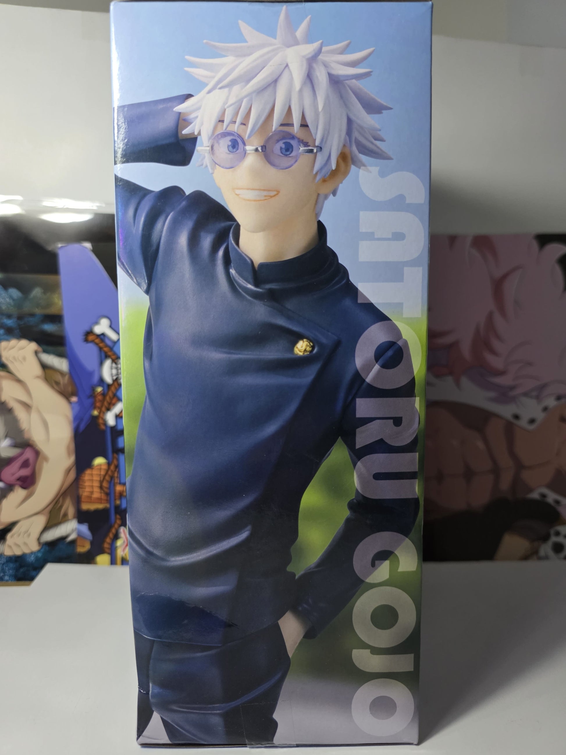 Jujutsu Kaisen Satoru Gojo Vivit figure Tokyo Jujutsu High School uniform version, authentic FuRyu Japanese prize figure open box sealed internal plastic clamshell.