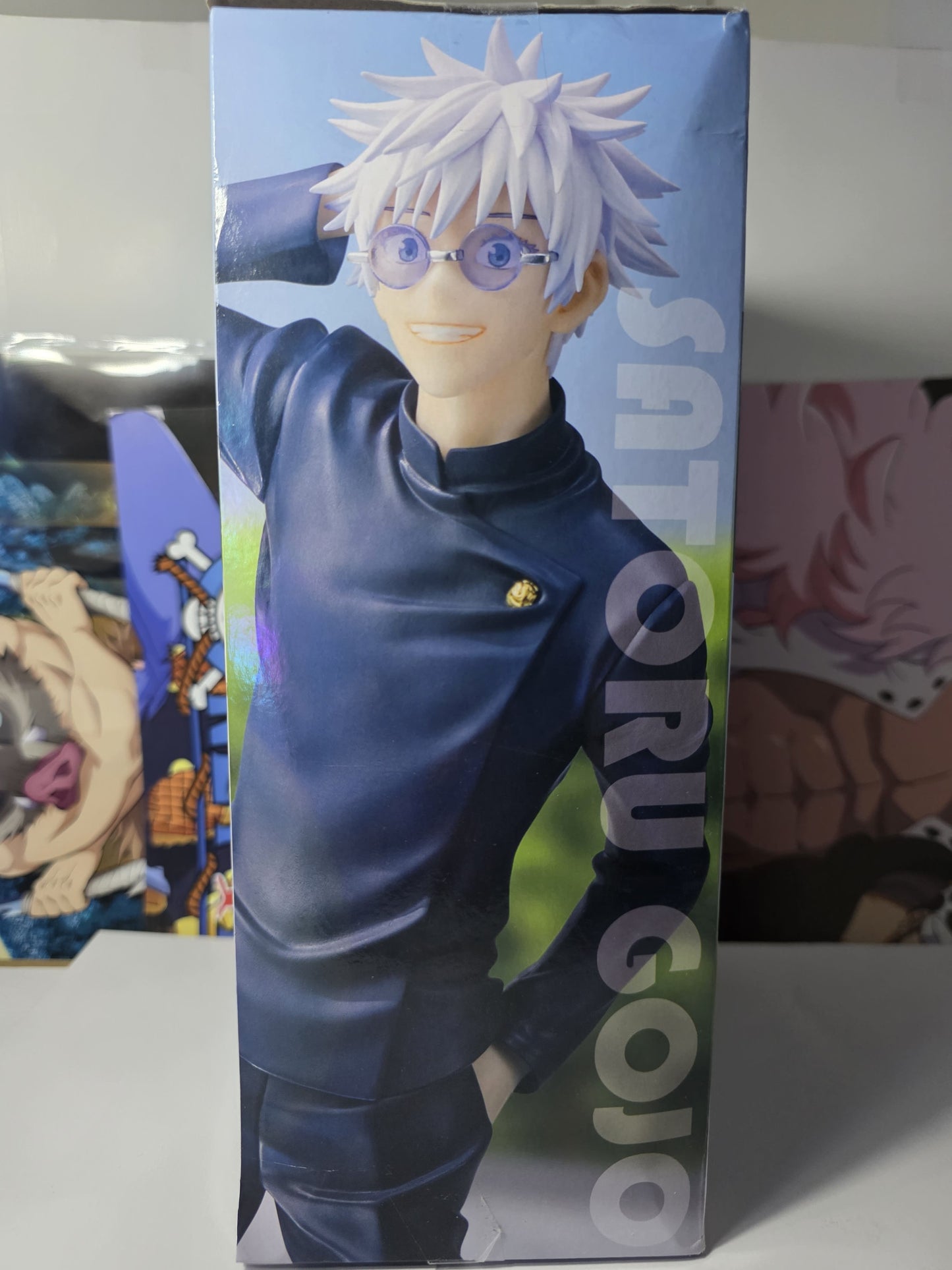 Jujutsu Kaisen Satoru Gojo Vivit figure Tokyo Jujutsu High School uniform version, authentic FuRyu Japanese prize figure open box sealed internal plastic clamshell.