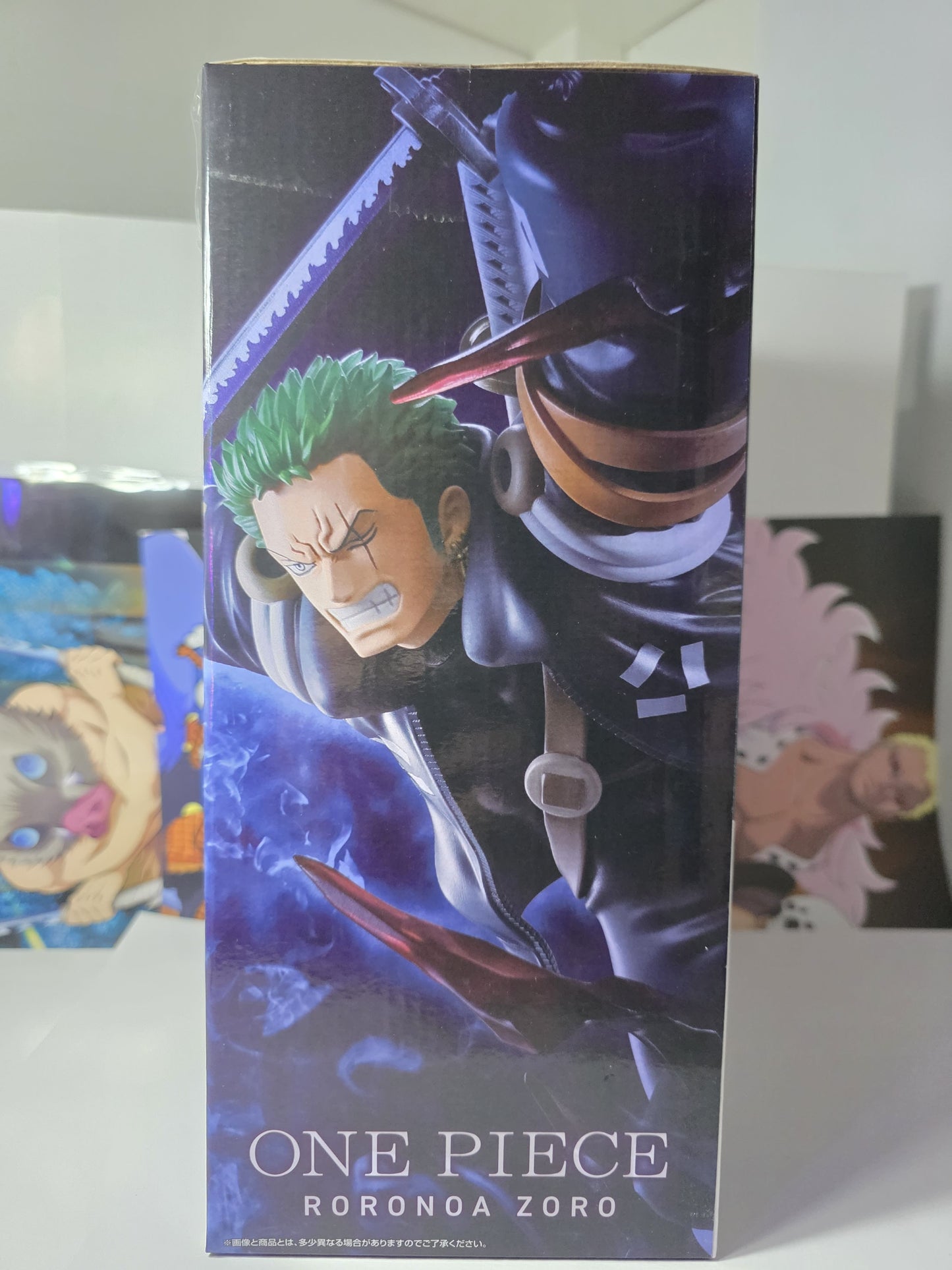 One Piece Roronoa Zoro Egghead Island Burst of Energy Ichiban Kuji Prize B MASTERLISE EXPIECE figure, authentic Japanese release Zoro battle pose mid slash anime statue.Keep