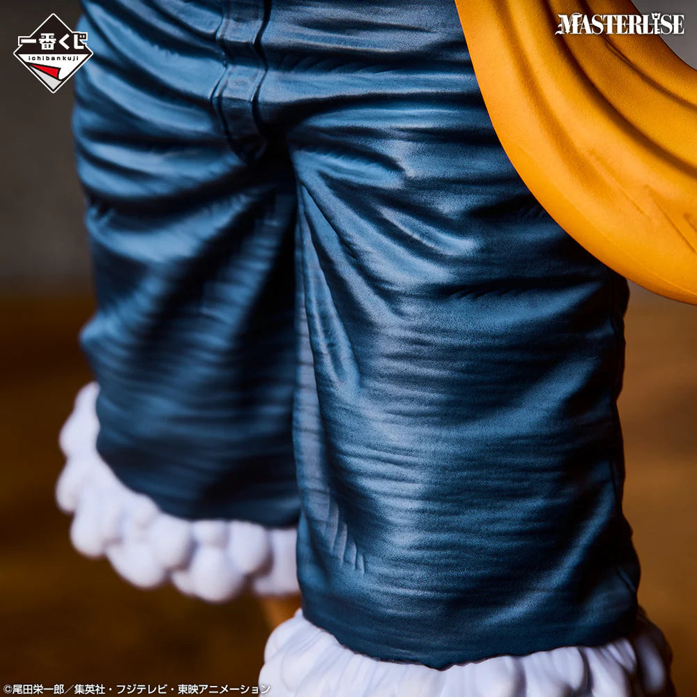 Opened authentic One Piece Monkey D Luffy Masterlise Prize A figure Ichiban Kuji Shiren no Sono Saki, pre-owned Japanese import anime figure.
